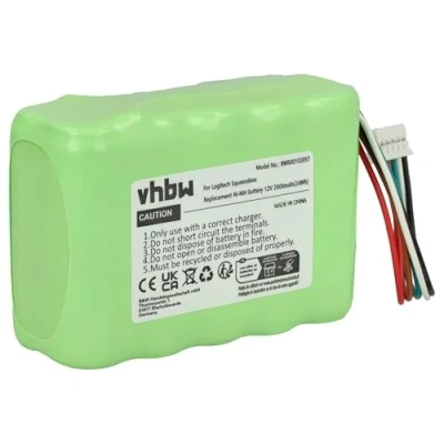 Afbeelding van vhbw NI MH accu 2000 mAh (12V) voor LOGITECH Squeezebox Radio vervangt 533 000050, NT210AAHCB10YMXZ, HRMR15/51.