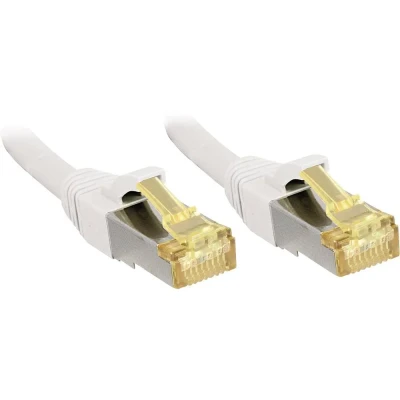 Afbeelding van LINDY 47326 RJ45 Netwerkkabel, patchkabel CAT 6a (losse kabel 7) S/FTP 5.00 m Wit Snagless 1 stuk(s)