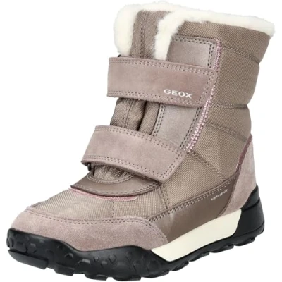 Afbeelding van Geox J Trekkyup Girl B AB, sneeuwlaarzen voor meisjes, beige (dark beige), 39 EU
