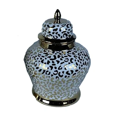 Afbeelding van Tibor DKD Home Decor Porselein Gouden Wit Koloniaal (22 x 22 30 cm)