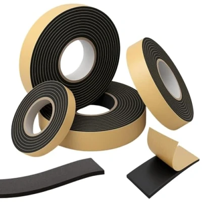 Afbeelding van Lumonic 10m EPDM afdichtingsband zelfklevend 10mm x 2mm I voor ramen &amp; deuren raamafdichting, deurafdichting, rubberen afdichting vo