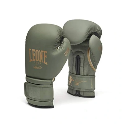 Afbeelding van LEONE 1947, Bokshandschoenen, militaire uitgave, volwassenen, uniseks, groen, 12 oz, GN059G