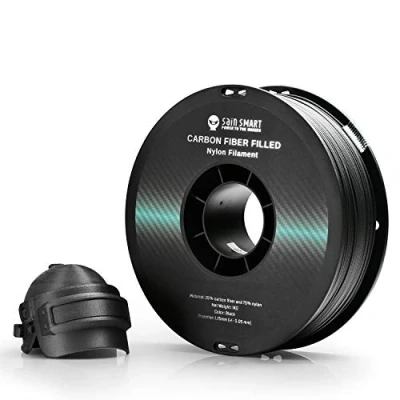 Afbeelding van SainSmart 1.75mm Zwarte ePA CF Koolstofvezel Gevulde Nylon Filament 1KG (2.2lbs) Spoel voor 3D Printer