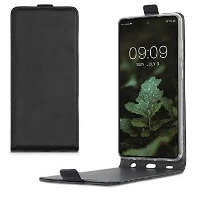 Afbeelding van kwmobile hoesje geschikt voor Samsung Galaxy A52 / 5G A52s Flip cover met magnetische sluiting in zwart