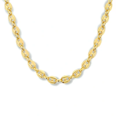 Afbeelding van zilver verguld (geel) collier 4,3 mm 40 + 4 cm 1 micron 2102172 horloge Goudkleur 44
