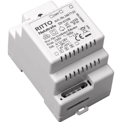 Afbeelding van Ritto by Schneider DIN rail netvoeding voor Deurintercom Wit