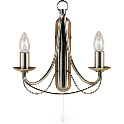 Afbeelding van Wandlamp Maypole Antiek brons Searchlight