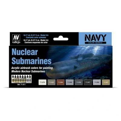 Afbeelding van Model Air Nuclear Submarines 8 kleuren 17ml 71611
