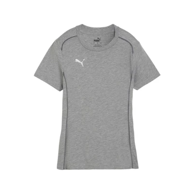 Afbeelding van Puma, Vrouwen, Sportief shirt, teamFINAL Casuals Tee Wmn (XS), Grijs, XS