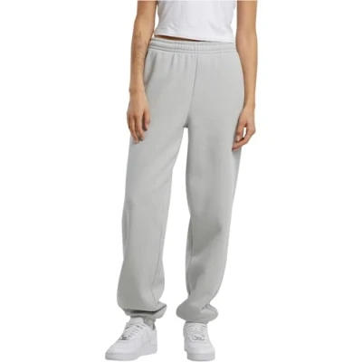 Afbeelding van Build your Brand Ladies Fluffy Sweatpants BY291 LIGHT ASPHALT