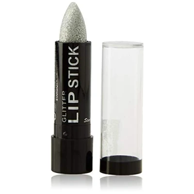 Afbeelding van Stargazer Products Glitter lippenstift, zilver, per stuk verpakt (1 x 5 g)