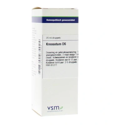 Afbeelding van Vsm Kreosotum D6, 20 ml
