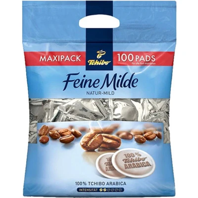 Afbeelding van Tchibo Feine Milde Koffiepads 100 stuks