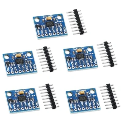 Afbeelding van ADXL345 5 versnellingsmeters 3 assen GY 291 digitale zwaartekrachtsensor module assige versnellingsmodule versnelling helling compatibel met Arduino Raspberry Pi