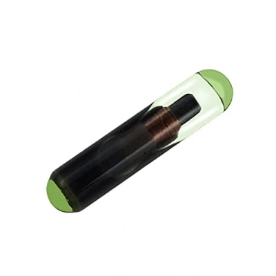 Afbeelding van Young Wolf 4 stuks autosleutelhangerchip, glasmateriaal, compatibel met Volkswagen, Alfa, Vauxhall, Fiat, Seat ID48 (T6)