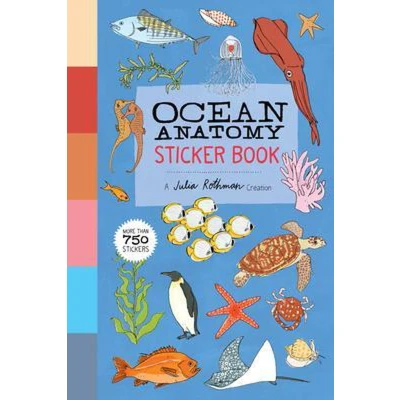 Afbeelding van Ocean Anatomy Sticker Book: A Julia Rothman Creation; More than 750 Stickers