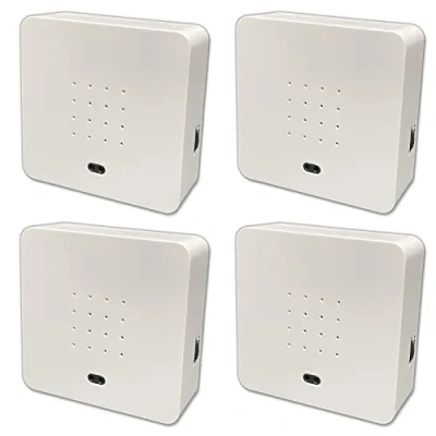 Afbeelding van HAC24 Set van 4 soundbox, vogelgeluiden, natuurgeluiden, vogelzangbox, vogelzangbox met bewegingsmelder, vogel, zang, wit