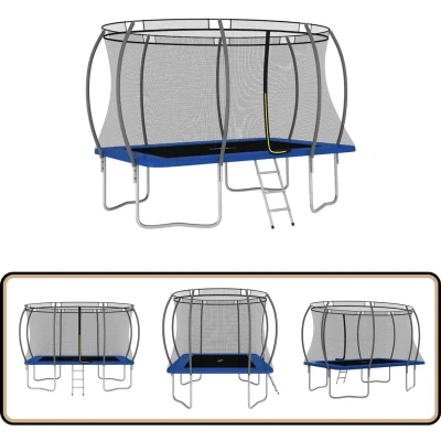 Afbeelding van VidaXL Trampolineset rechthoekig 150 kg 335x244x90 cm