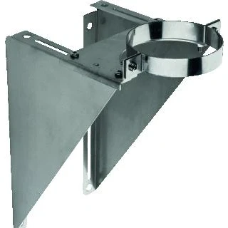 Afbeelding van Burgerhout Outdoor muurbeugel rvs Ø 125 mm +ondersteuning