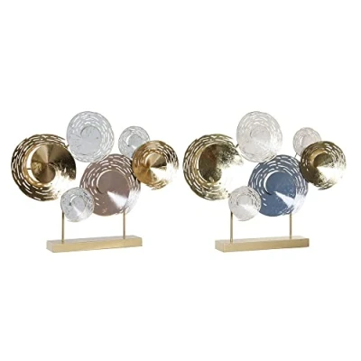 Afbeelding van DKD Home Decor Metaal abstract (2 stuks) (65,4 x 9 51 cm) (referentie: S3018747)
