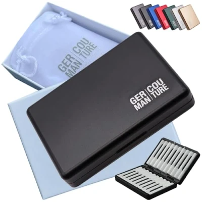 Afbeelding van GC Premium accessoires etui compatibel met IQOS Terea Iluma Prime of Heets one Duo 3 originals Kit Stick Stickbox aluminium, zwart