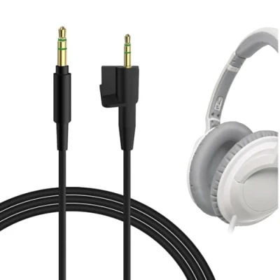 Afbeelding van Geekria QuickFit Audiokabel compatibel met Bose AE2, AE2i, AE2w hoofdtelefoon, vervangende 2,5 mm stereokabel(1,2 m)