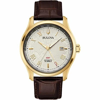 Afbeelding van Bulova Polshorloge Heren Automatisch Wilton GMT 97B210