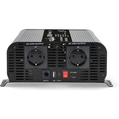 Afbeelding van Nedis Inverter Pure Sinusgolf PIP200012FBK