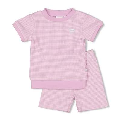 Afbeelding van Feetje Pyjama Shortama Wafel Summer Special Lila Maat 56 T/m 86 74