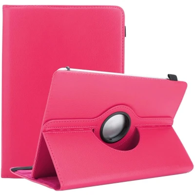 Afbeelding van Cadorabo Tablet Hoesje geschikt voor Lenovo Tab M10 (10.1 Zoll) TB X505F in ROZE 360 graden beschermhoes van imitatieleer met standfunctie en elastische band