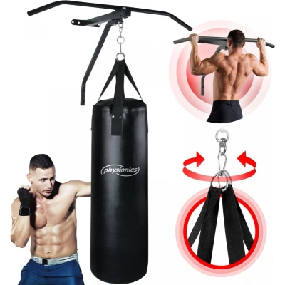 Afbeelding van Physionics KLMZ02 Chin Up Bar Pull met bokszak Schwarz