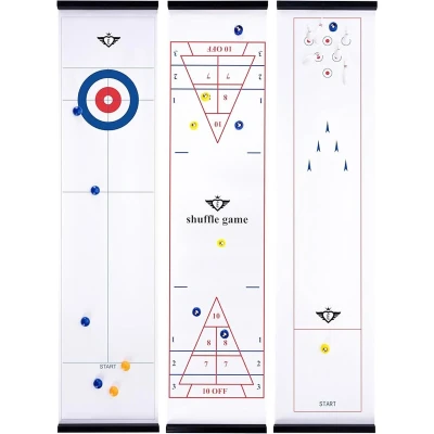 Afbeelding van Engelhart 3in1 Set Curling Sjoelen en Bowlen