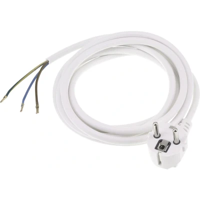 Afbeelding van Exin Aansluitsnoer 2.5m Randaarde 3X1Mm Wit