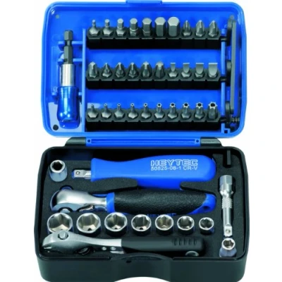 Afbeelding van Heyco/Heytec 50829301883 dopsleutelset 1/4&quot; 44 delig 50829 3018