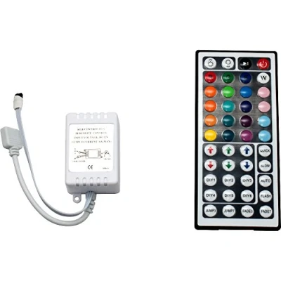 Afbeelding van RGB besturing IR met 24 of 44 toetsen in standaard mini uitvoering voor LED strips (standaard toetsen)