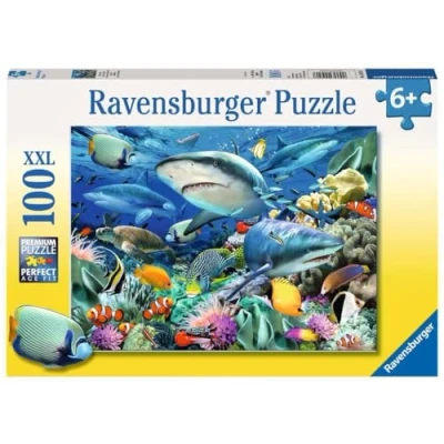 Afbeelding van Ravensburger puzzel XXL haaienrif 100 stukjes