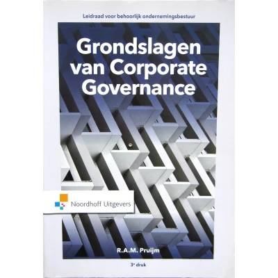 Afbeelding van 9789001889395 Grondslagen van Corporate Governance