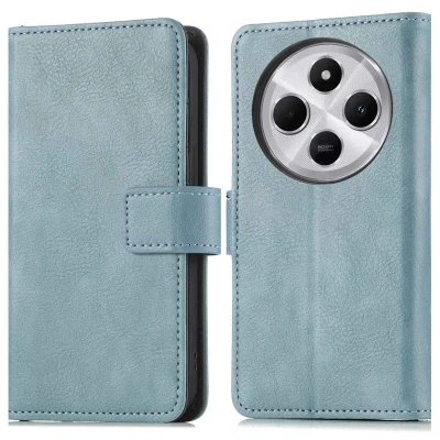 Afbeelding van Xiaomi Redmi 14C Hoesje Kunstleder imoshion Bookcase Lichtblauw Telefoonhoesje