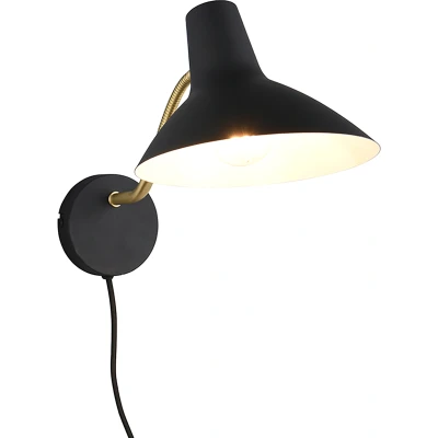 Afbeelding van Trio Lees wandlamp Traveller zwart 263470180