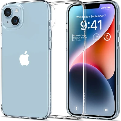 Afbeelding van Spigen Liquid Crystal Apple iPhone 14 Plus Back Cover Transparant