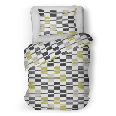 Afbeelding van Snoozing Bibi Dekbedovertrek Eenpersoons 140x200/220 cm Antracite
