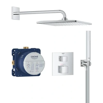 Afbeelding van Grohe precision cube met omstel shower set 310 9 5 l m 34879000