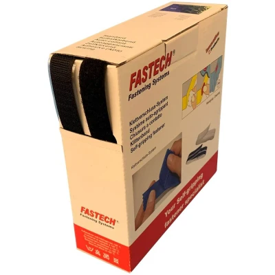 Afbeelding van FASTECH® B20 MIX999910 Klittenband Om op te naaien Haakdeel, Lusdeel (l x b) 10 m 20 mm Zwart