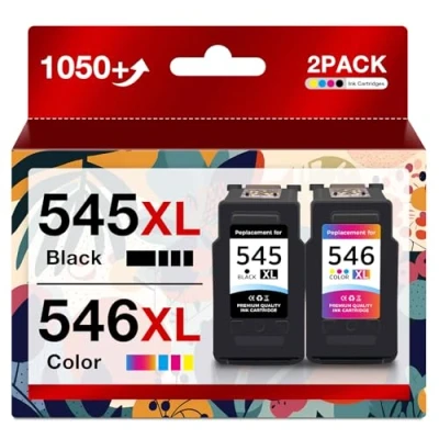 Afbeelding van PG 545XL CL 546XL Vervanging voor Canon 545 546 XL Inktpatronen Pixma MX495 MX490 iP2850 iP2840 MG2450 (1 zwart 1 driekleurig)