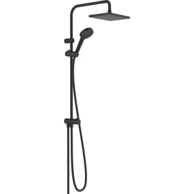 Afbeelding van hansgrohe vernis shape showerpipe reno eco smart mat zwart 26289670
