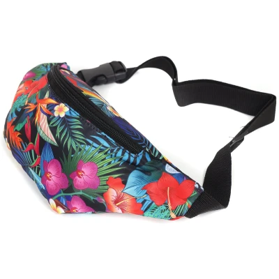 Afbeelding van Heuptasje Hawaii Toekan Print Strandfeest Fanny Pack