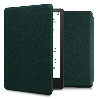 Afbeelding van kwmobile hoes compatibel met Amazon Kindle Paperwhite 11. Generation 2021 e reader beschermhoes van vilt petrol