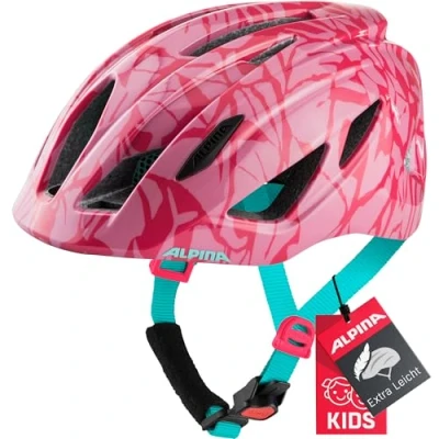 Afbeelding van ALPINA Unisex Kinderen, PICO Fietshelm, pink sparkel gloss, 50 55 cm