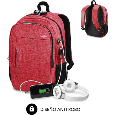 Afbeelding van Laptoptas Subblim SUB BP 1UL0002 Rood