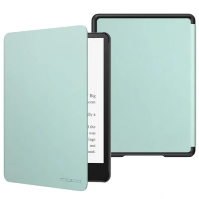 Afbeelding van MoKo Case for 6.8&quot; Kindle Paperwhite (11th Generation 2021) and Signature Edition, Light Shell Cover with Auto Wake/Sleep 2021 E Reader, Agave Green